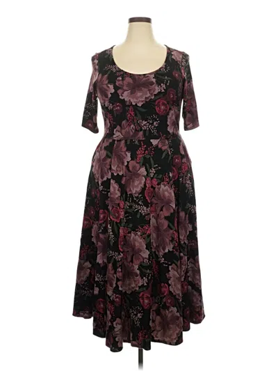 Pre-owned Torrid Cocktail Dress In Burgundy