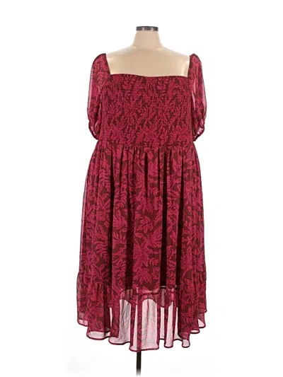 Torrid Cocktail Dress In Burgundy