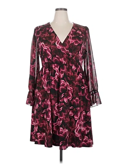 Pre-owned Torrid Cocktail Dress In Burgundy