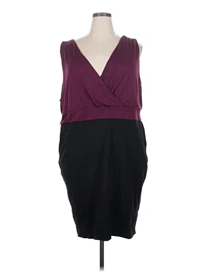 Pre-owned Torrid Cocktail Dress In Burgundy