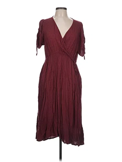 Pre-owned Torrid Cocktail Dress In Burgundy