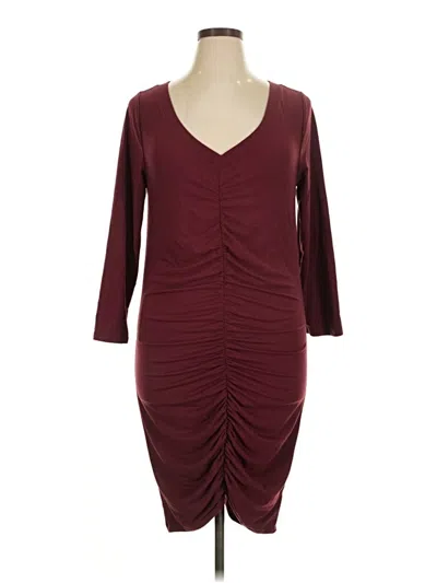 Torrid Cocktail Dress In Burgundy