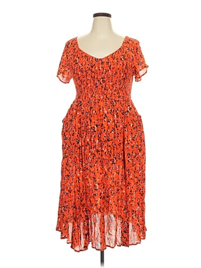 Torrid Cocktail Dress In Orange