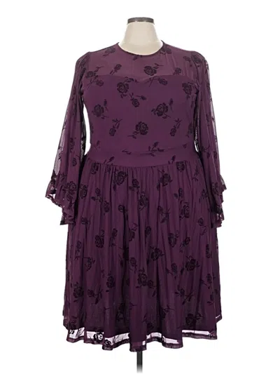 Pre-owned Torrid Cocktail Dress In Purple