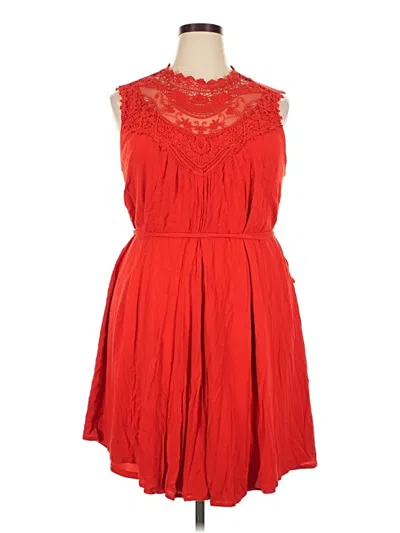 Pre-owned Torrid Cocktail Dress In Red