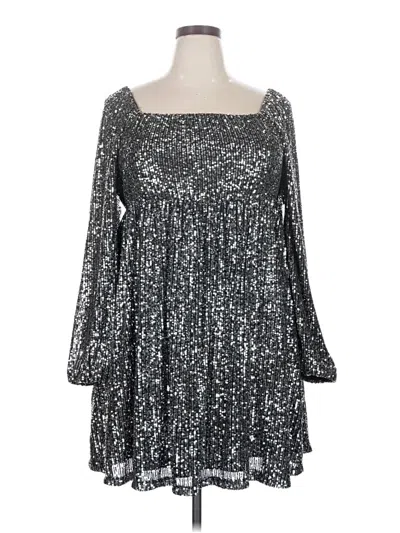 Torrid Cocktail Dress In Silver