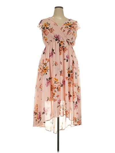 Pre-owned Torrid Cocktail Dress In Tan