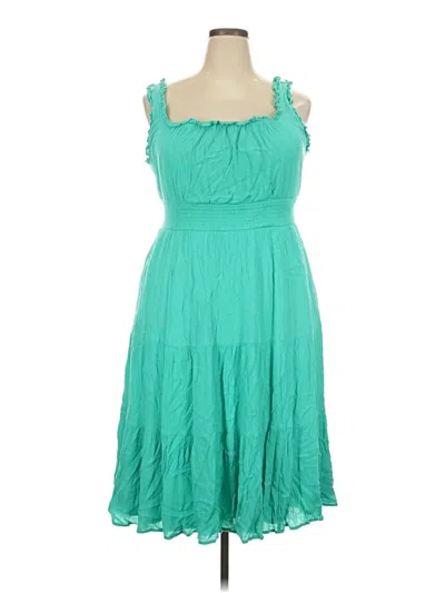 Pre-owned Torrid Cocktail Dress In Teal