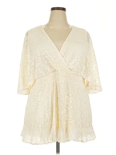 Pre-owned Torrid Cocktail Dress In White