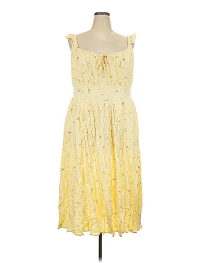 Pre-owned Torrid Cocktail Dress In Yellow