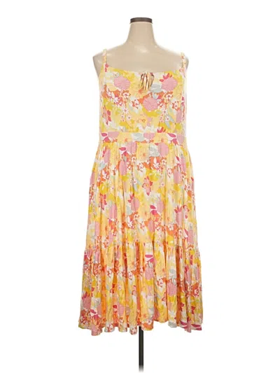 Pre-owned Torrid Cocktail Dress In Yellow