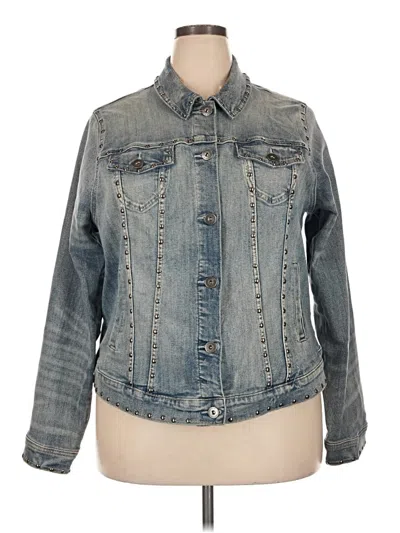 Pre-owned Torrid Denim Jacket In Gray
