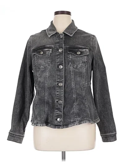 Pre-owned Torrid Denim Jacket In Gray