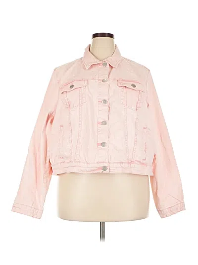 Pre-owned Torrid Denim Jacket In Pink