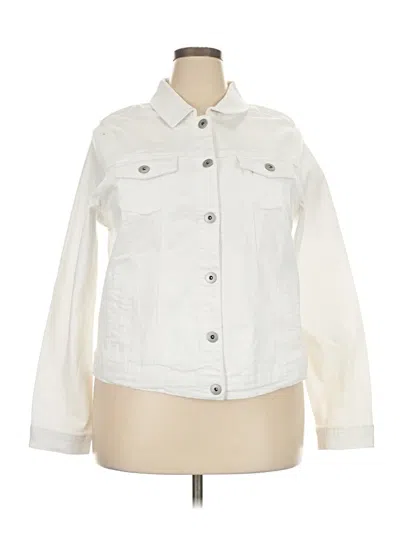 Pre-owned Torrid Denim Jacket In White