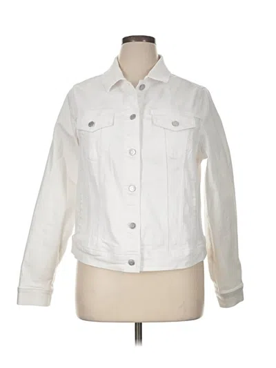 Pre-owned Torrid Denim Jacket In White