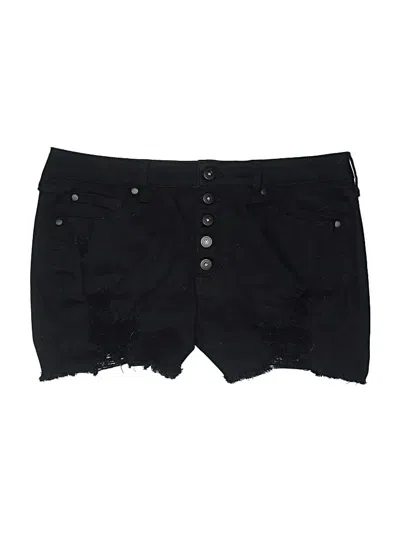 Pre-owned Torrid Denim Shorts In Black