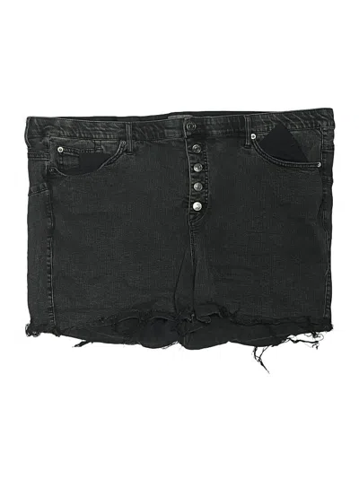 Pre-owned Torrid Denim Shorts In Black