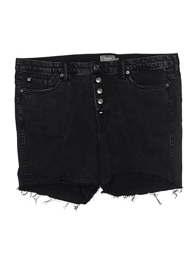 Pre-owned Torrid Denim Shorts In Black