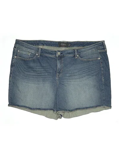Pre-owned Torrid Denim Shorts In Blue