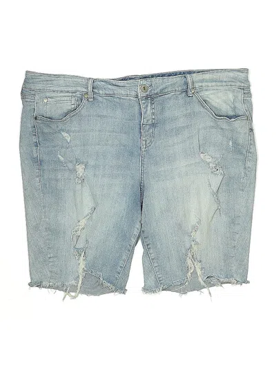 Pre-owned Torrid Denim Shorts In Blue