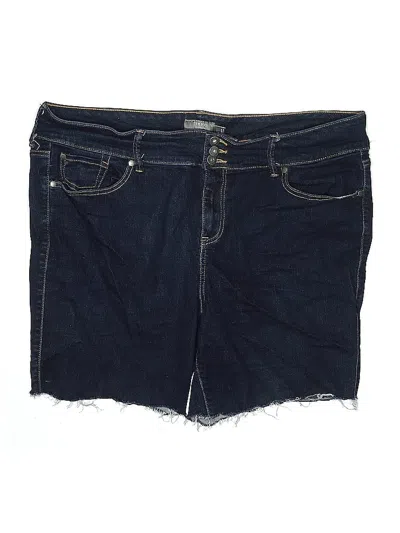 Pre-owned Torrid Denim Shorts In Blue