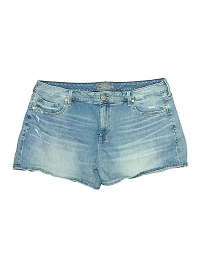 Pre-owned Torrid Denim Shorts In Blue