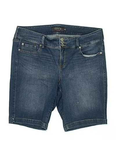 Pre-owned Torrid Denim Shorts In Blue