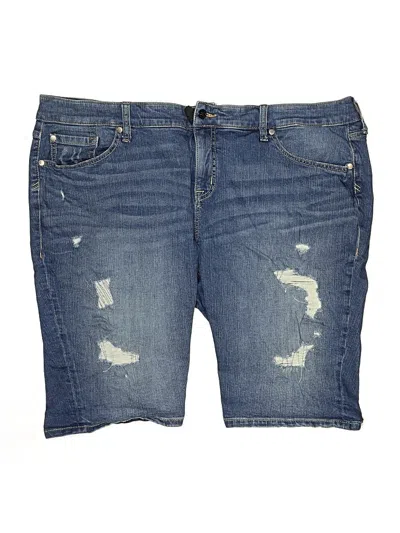 Pre-owned Torrid Denim Shorts In Blue