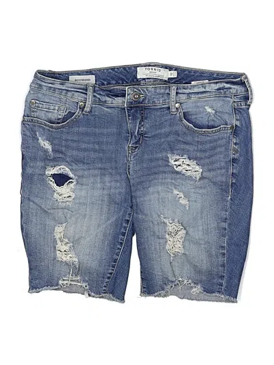 Pre-owned Torrid Denim Shorts In Blue