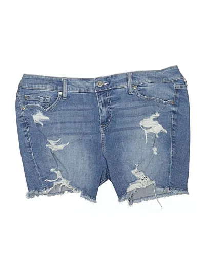 Pre-owned Torrid Denim Shorts In Blue