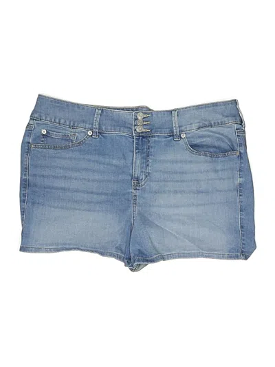 Pre-owned Torrid Denim Shorts In Blue