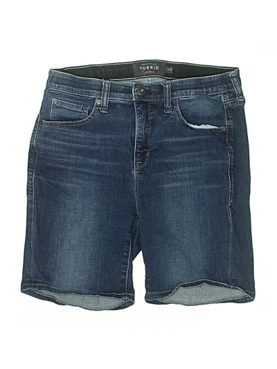 Pre-owned Torrid Denim Shorts In Blue