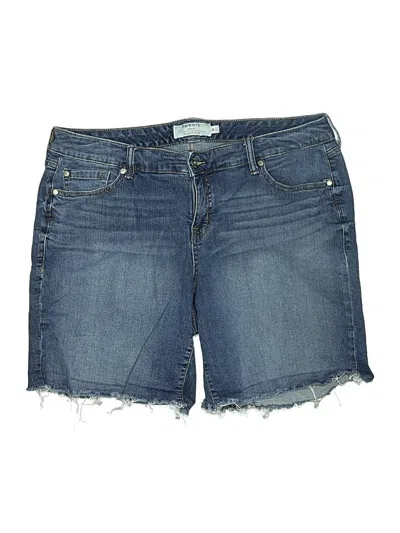 Pre-owned Torrid Denim Shorts In Blue