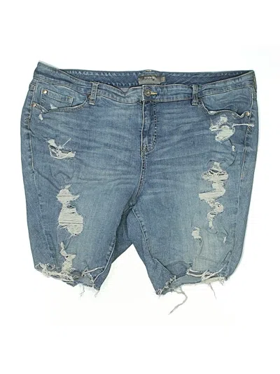 Pre-owned Torrid Denim Shorts In Blue