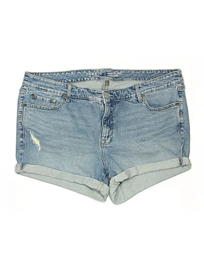 Pre-owned Torrid Denim Shorts In Blue