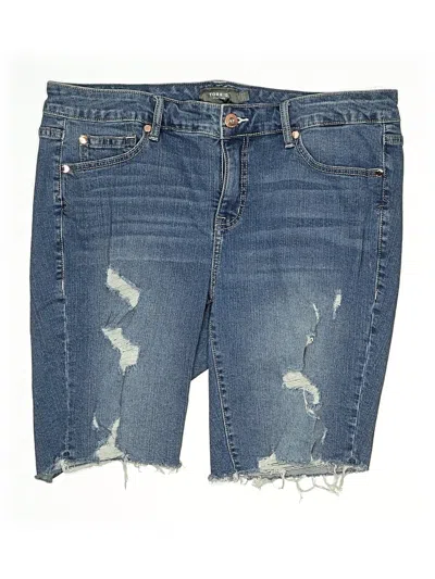 Pre-owned Torrid Denim Shorts In Blue