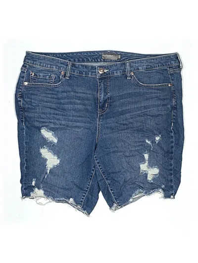 Pre-owned Torrid Denim Shorts In Blue