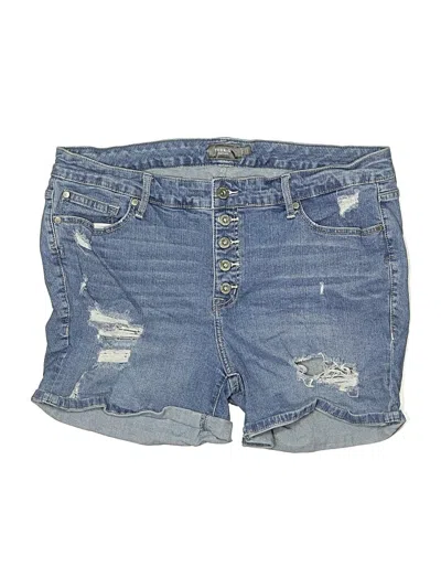 Pre-owned Torrid Denim Shorts In Blue