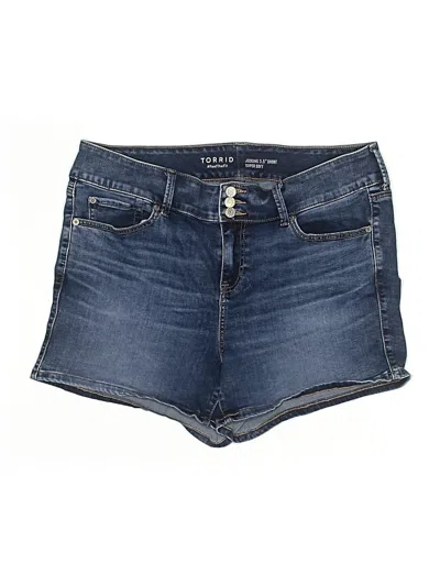 Pre-owned Torrid Denim Shorts In Blue