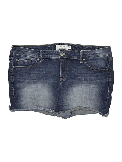 Pre-owned Torrid Denim Shorts In Blue