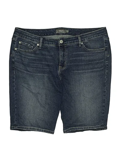 Pre-owned Torrid Denim Shorts In Blue