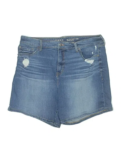 Pre-owned Torrid Denim Shorts In Blue