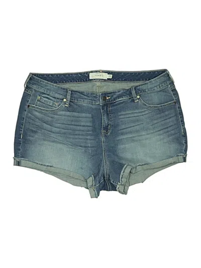Pre-owned Torrid Denim Shorts In Blue