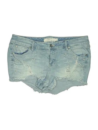 Pre-owned Torrid Denim Shorts In Blue