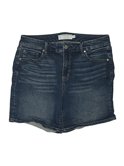 Pre-owned Torrid Denim Shorts In Blue