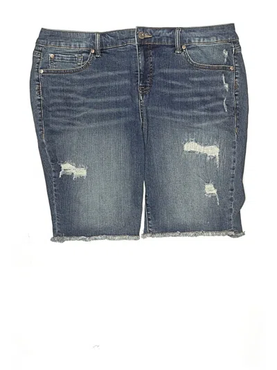 Pre-owned Torrid Denim Shorts In Blue