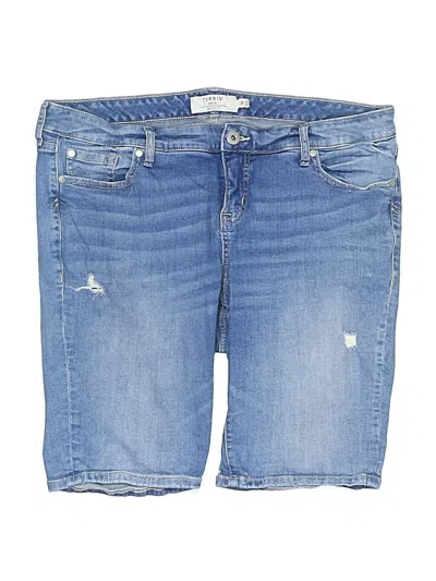 Pre-owned Torrid Denim Shorts In Blue