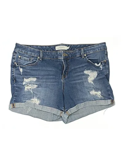 Pre-owned Torrid Denim Shorts In Blue