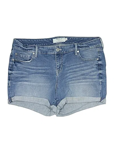 Pre-owned Torrid Denim Shorts In Blue